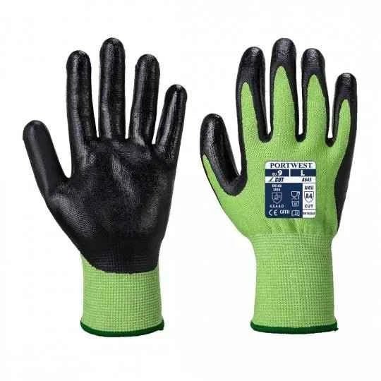Gants anti coupures de niveau D GREENCUT en mousse nitrile A645 - Mes - Gants - Pros