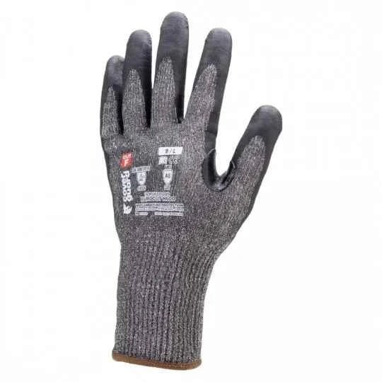 Gants anti - coupures en milieu sec enduite mousse de Nitrile coupure F EUROCUT N600 (Pack de 5) - Mes - Gants - Pros
