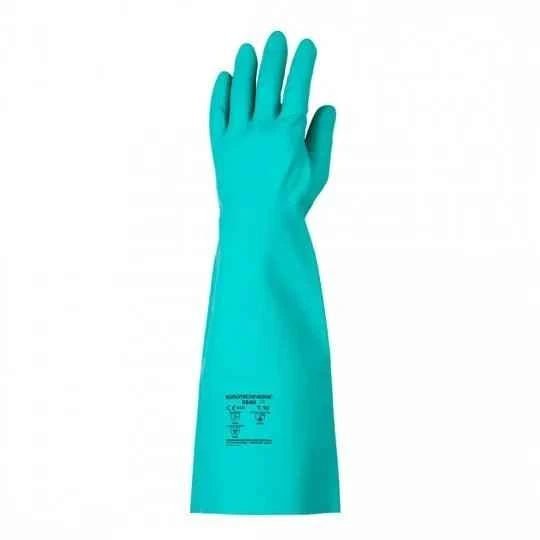 Gants de protection chimique vert en nitrile plus 5540 épaisseur 0.56 EUROCHEM N5540 - Mes - Gants - Pros