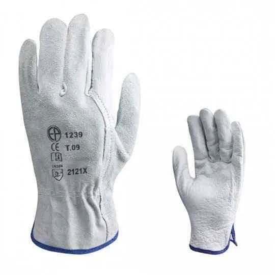 Gants manutention blanc en fleur de buffle EUROSTRONG 1240 - Mes - Gants - Pros