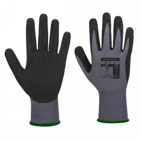 Gants manutention en nitrile sablonneux hydrofuge DERMAFLEX AQUA AP62