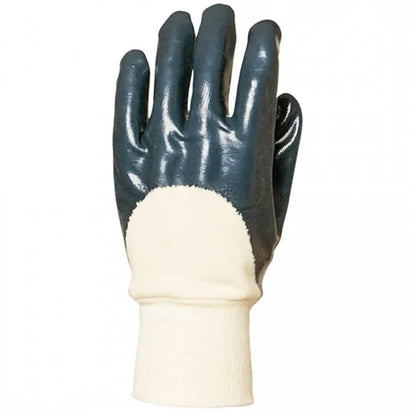 EUROSTRONG 9610 blue nitrile coated handling gloves