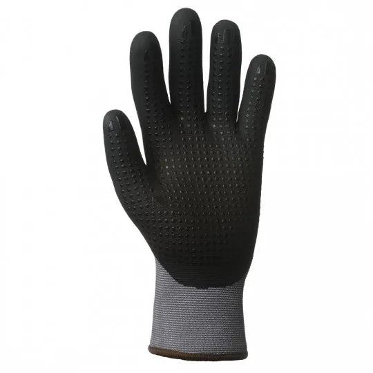 Dry environment handling gloves nitrile coated palm 3/4 back EUROLITE 15N606D