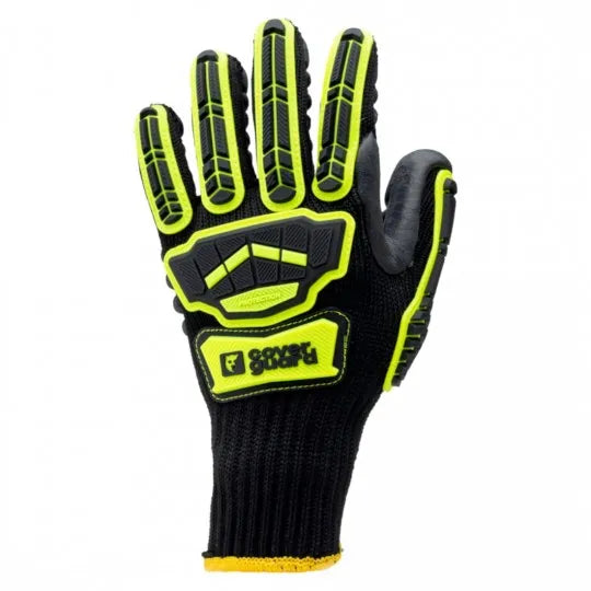 EUROSTRONG VIBE 1VIBL00 reinforced anti-vibration gloves with latex coated palm