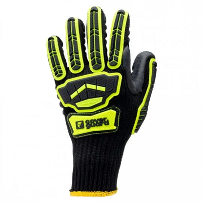 EUROSTRONG VIBE 1VIBL00 reinforced anti-vibration gloves with latex coated palm