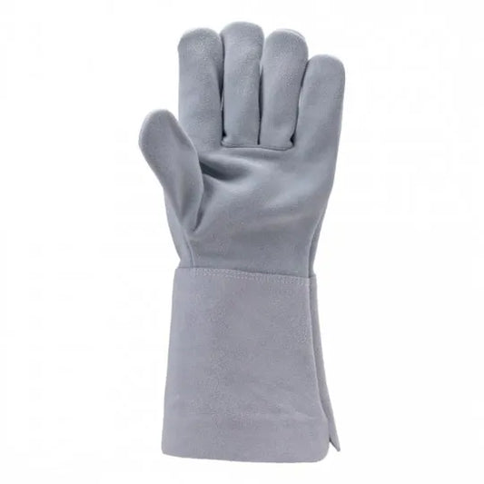 EUROWELD 140 antistatic cowhide welding gloves, 15cm cuff