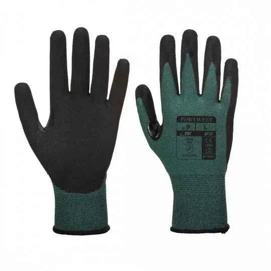 Gants anti coupures de niveau B avec paume en nitrile sablé DEXTI CUT PRO AP32