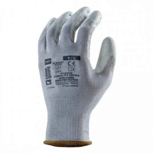 Gants de manutention en milieu sec paume enduite PU EUROLITE 13P105 1PUBG - Mes - Gants - Pros
