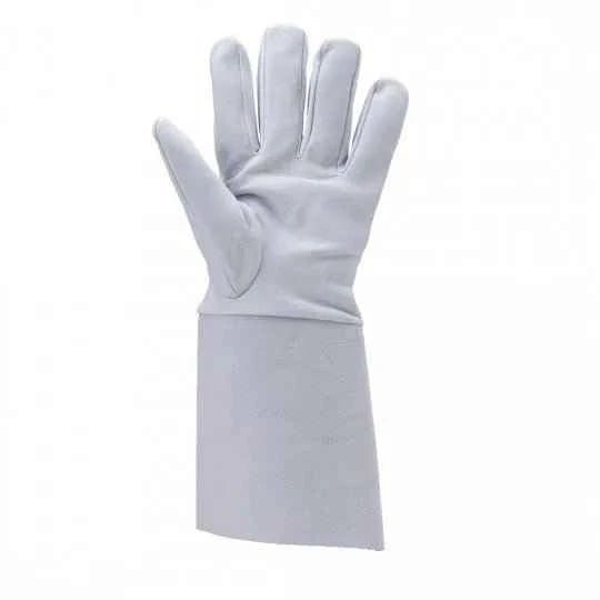 Gants de soudure antistatique blanc gris fleur d’agneau et manchette croûte EUROWELD 2540 - Mes - Gants - Pros