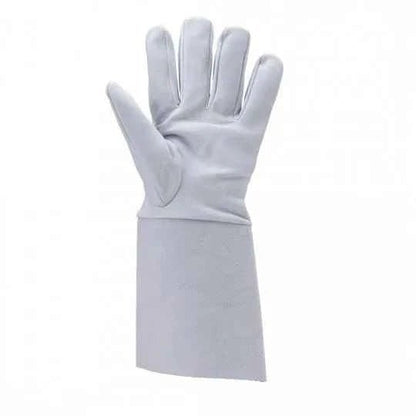 Gants de soudure antistatique blanc gris fleur d’agneau et manchette croûte EUROWELD 2540 - Mes - Gants - Pros