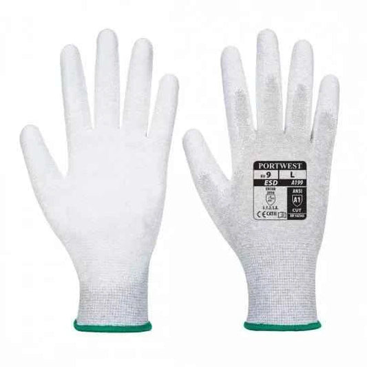 Gants ESD avec paume enduit PU A199
