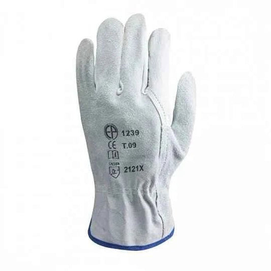Gants manutention blanc en fleur de buffle EUROSTRONG 1240 - Mes - Gants - Pros