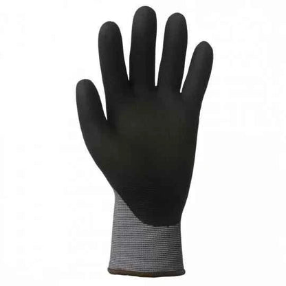 Gants manutention gris noir enduit nitrile EUROLITE 15N600