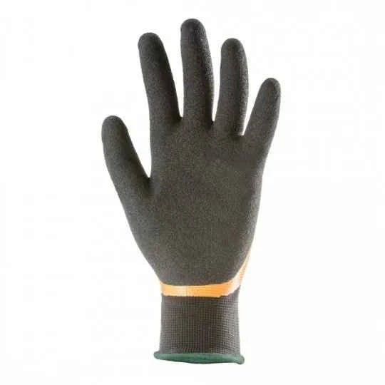 Gants manutention orange et noir enduit nitrile EUROLITE SL555N