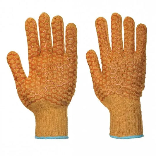 Gants manutention enduction PVC double face très adhérent CRISS CROSS A130