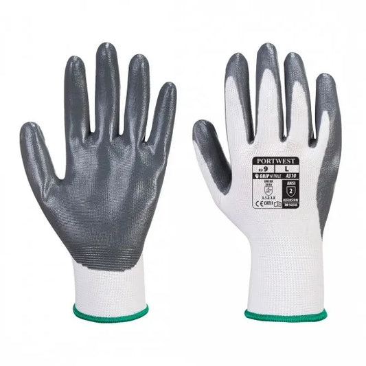 FLEXO GRIP nitrile coated handling gloves for mechanics A310