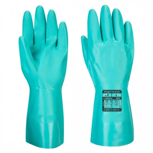Nitrile chemical protection glove NITROSAFE 32cm A810