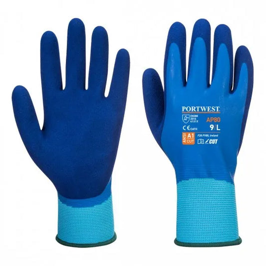 LIQUID PRO AP80 latex coated liquid handling gloves